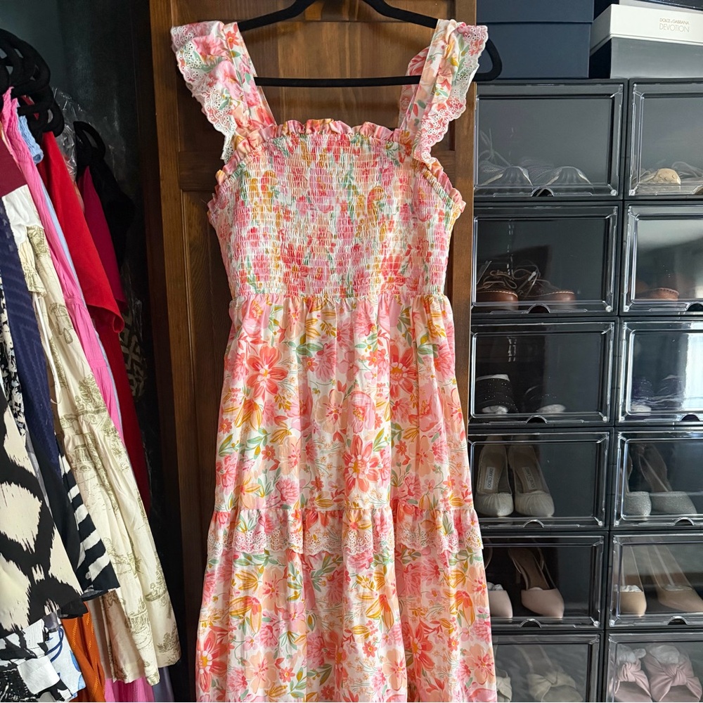 Haute Hippie - Floral Pink Dress